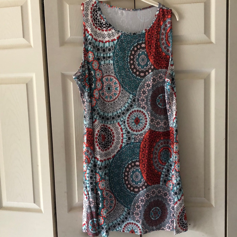 New in package 3x summer tank dress/ cover up unbranded